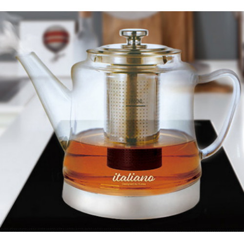 보고나라 이탈리아노 인덕션 내열유리 티포트 1.8L