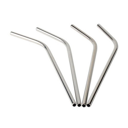 메가커피  스테인레스 빨대 곡선형