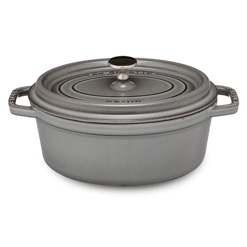 스타우브  타원형 꼬꼬떼 그레이(ST102318)