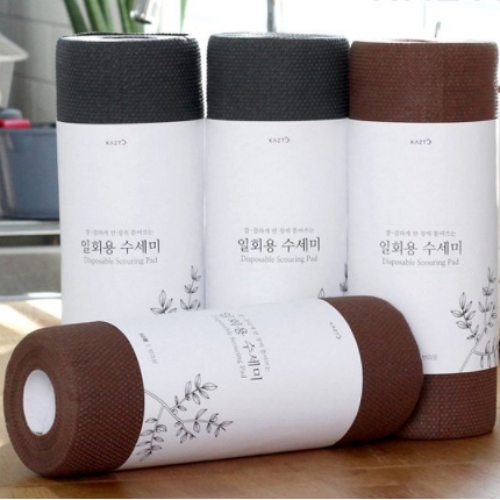 가쯔  프리미엄 일회용 수세미 60매