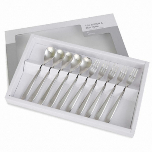 골든벨금속 제니스 샤틴 티스푼 티포크 10P