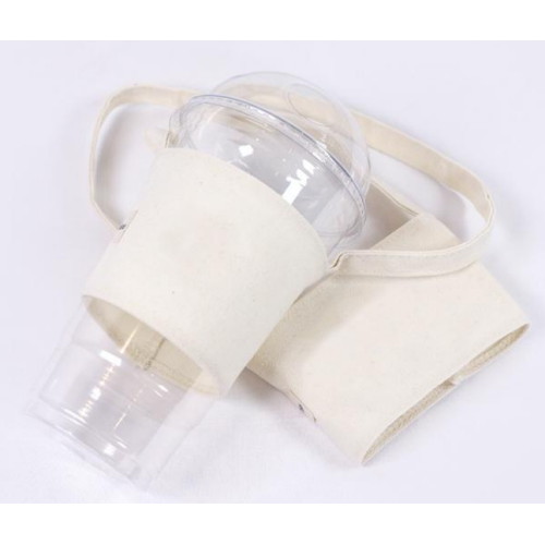 크리에이티브크루  무지 캔버스 드링크백 컵홀더