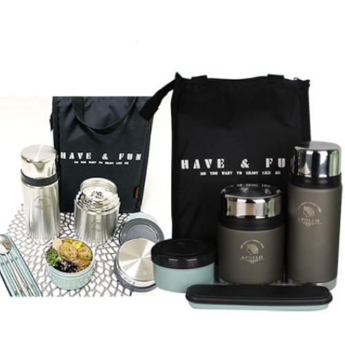 아폴로 보온도시락 보온병 세트 (APL-2200)