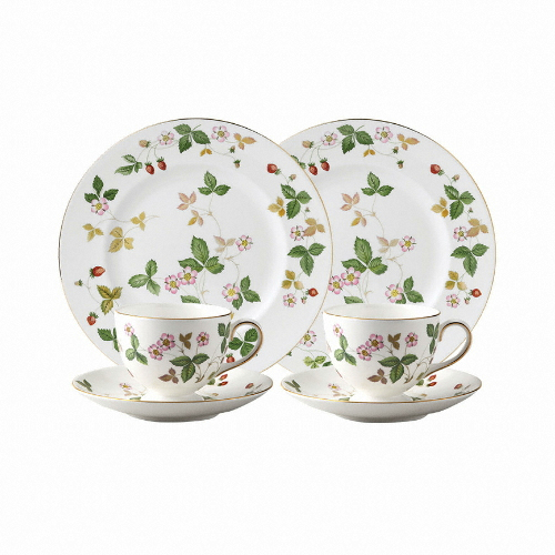 웨지우드 와일드스트로베리 2인 애프터눈티세트 A