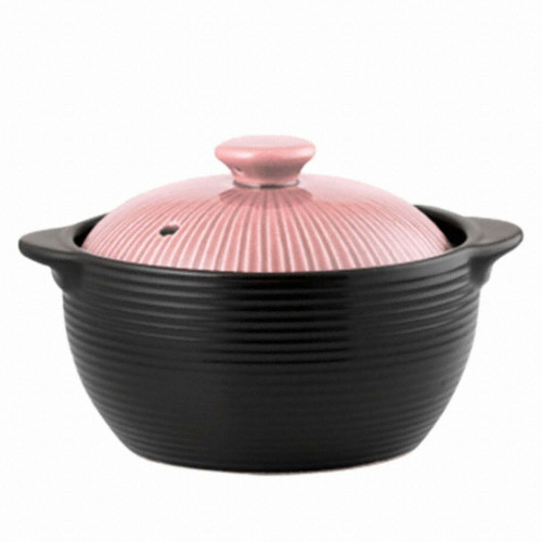 한국도자기  라인팟 무균열 내열냄비 핑크