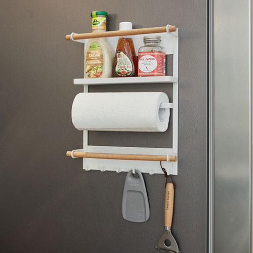 생활낙원  마그네틱 냉장고 사이드 선반 소