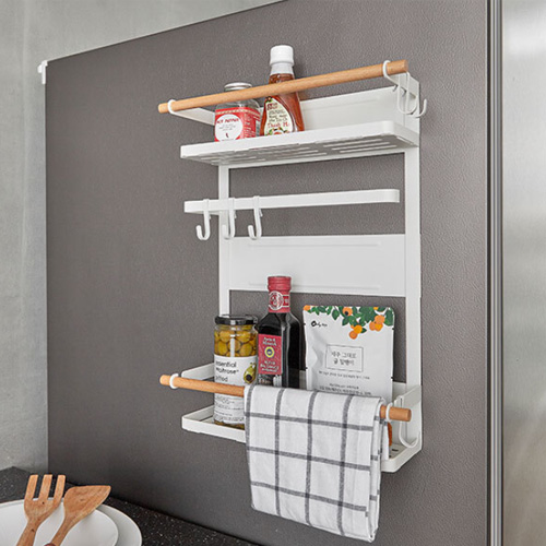 생활낙원  마그네틱 냉장고 사이드 선반 대