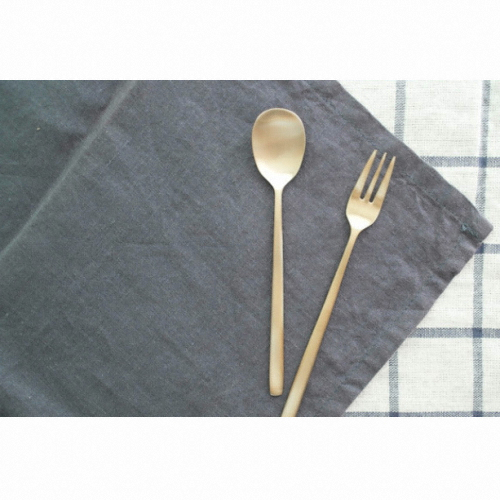 놋담 방짜유기 티스푼 티포크 2P