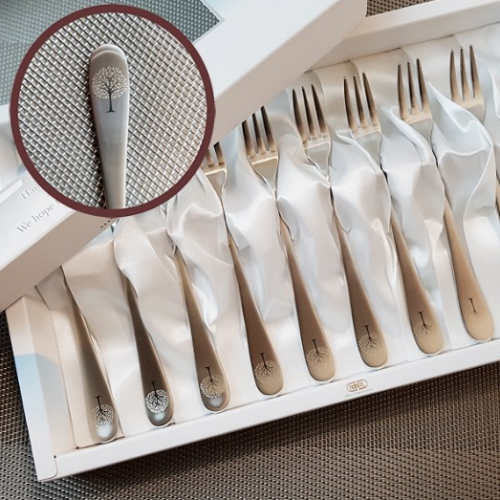 한일스텐레스 해피트리 티스푼포크세트 10P