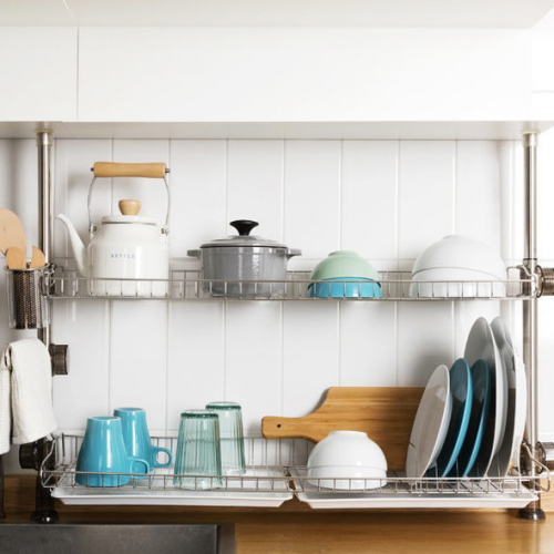 서울리빙  기둥식 식기건조대 씽크선반 800