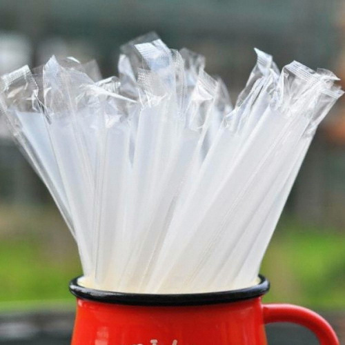 와인앤쿡  개별포장 베이직 투명 버블스트로우