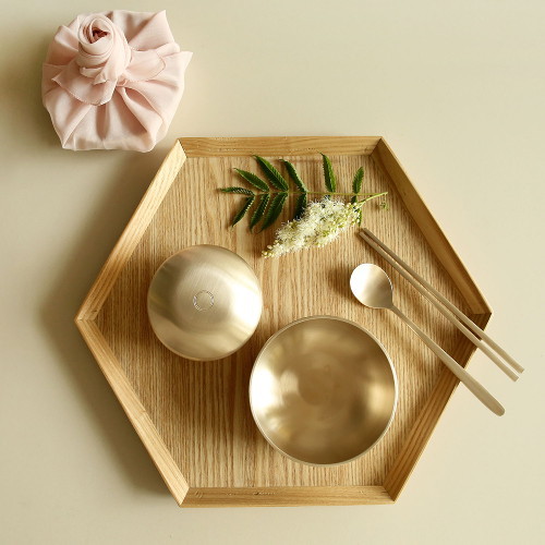 놋담 방짜유기 아기 옥식기 1인