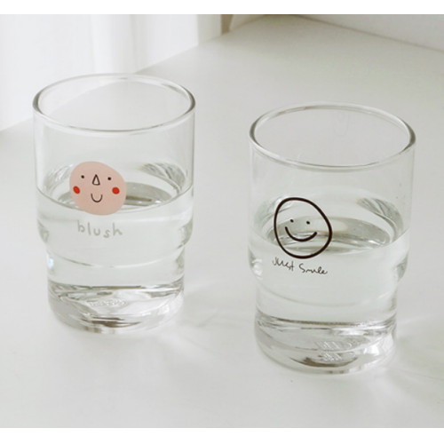 로코리빙 미소 카페 글라스컵 250ml [2개] - 에누리 가격비교
