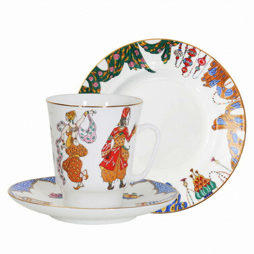 임페리얼포슬린 본 메이 세헤라자드 발렛 찻잔 165ml 3P