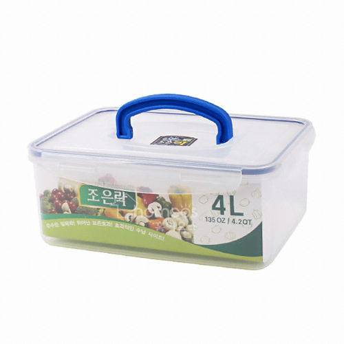 한일산업사 밀폐용기 투명 4L