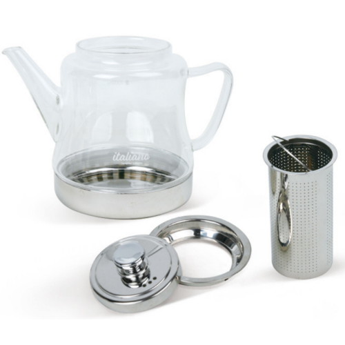 보고나라 이탈리아노 인덕션 내열유리 티포트 1.3L