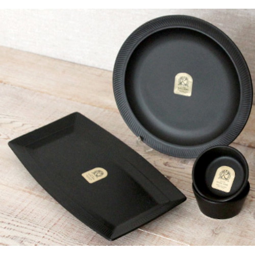 킴스아트 로얄킴스 디저트 세트 C형 블랙 4P