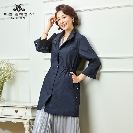 마담엘레강스 에어리 썸머 트렌치 재킷 K211JK03