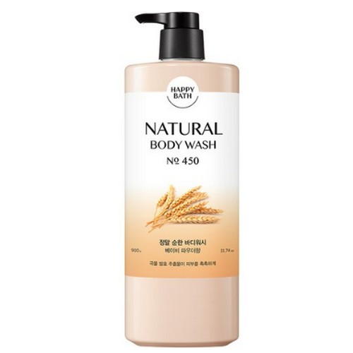 해피바스 내추럴 정말 순한 바디워시 900g