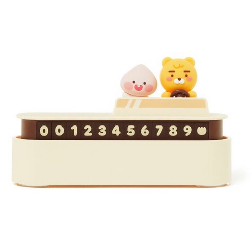 카카오프렌즈  드라이빙 리틀 라이언 & 리틀 어피치 주차번호판