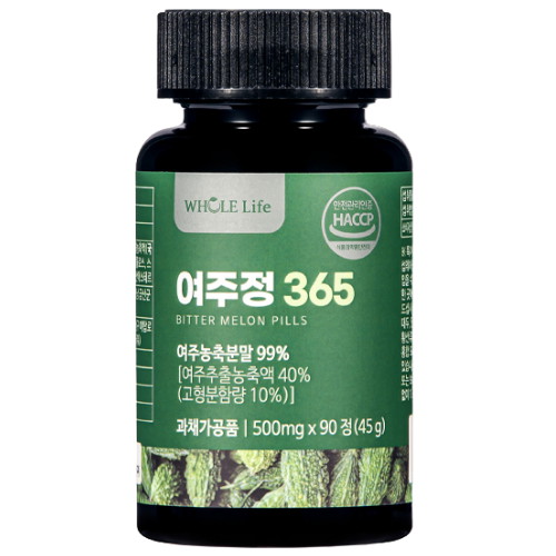 홀라이프 국내산 유기농 여주정365 90정 x 3병 총 9개월분