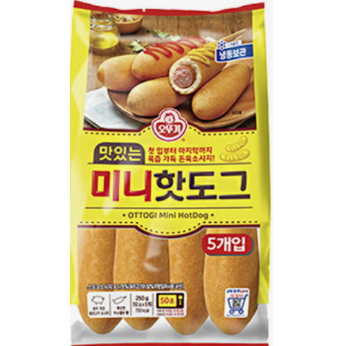 오뚜기  맛있는 미니핫도그 5개입 250g
