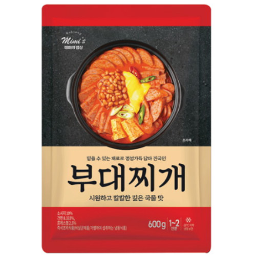 미미의밥상 부대찌개 600g4봉 - 에누리 가격비교