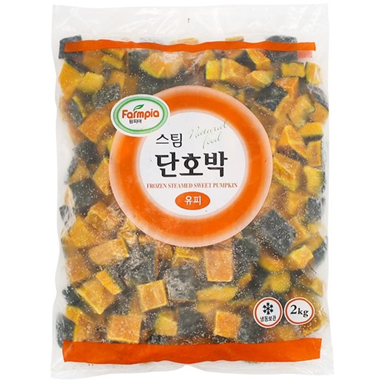 팜피아 냉동 스팀 단호박 유피 2kg