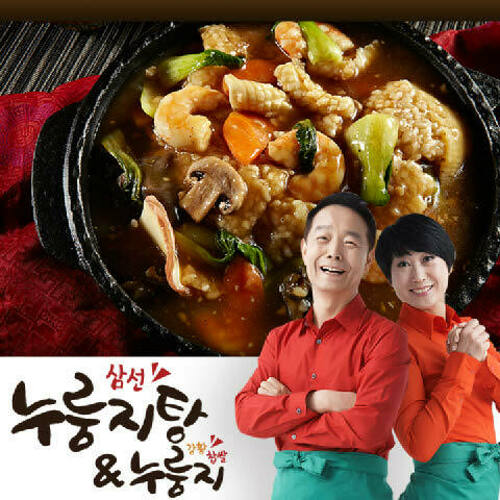 씨엔에스푸드시스템 린찐 삼선 강황누룽지탕 8팩 + 누룽지 8팩 총 16팩 구성