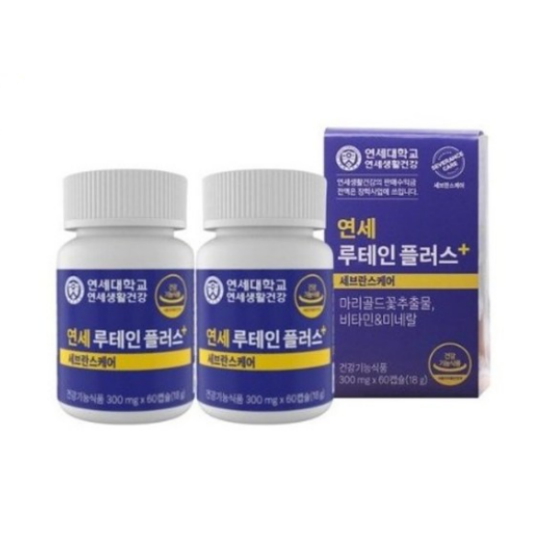 연세생활건강 루테인 플러스 세브란스케어 300mg 60캡슐
