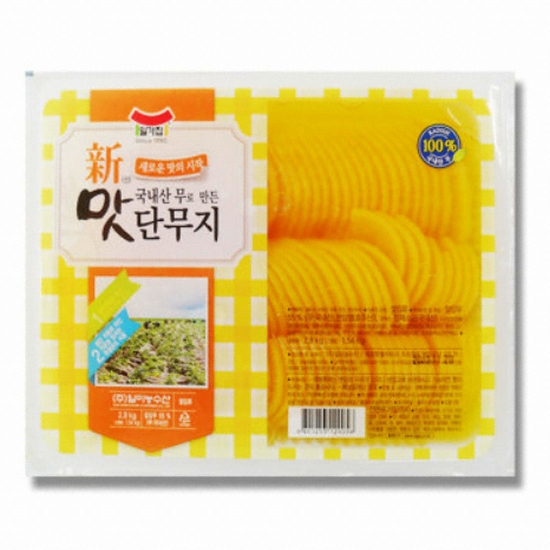 일미농수산 일가집 반달단무지 2.8kg x 4ea 1box
