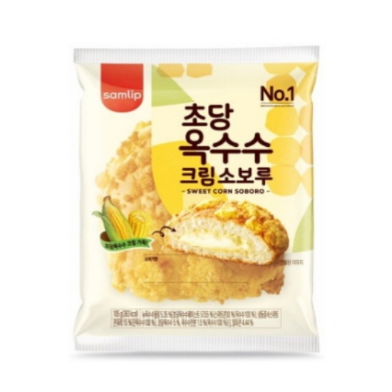 삼립  초당 옥수수크림소보루 105g x 10봉