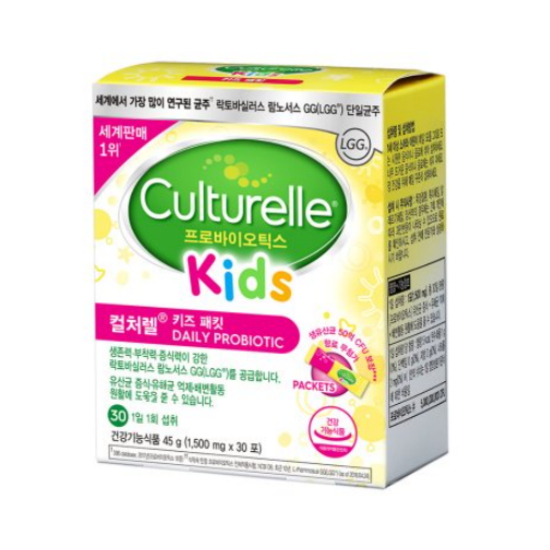 컬처렐 키즈패킷 LGG 어린이유산균 180포 6개월