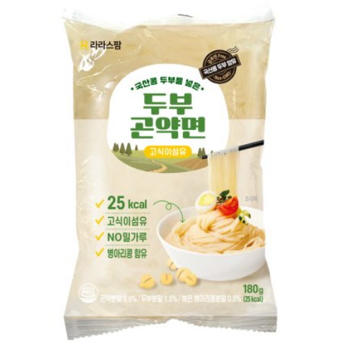 사과랑 자연맛남 국산콩 넣어 고소한 두부곤약면 180g