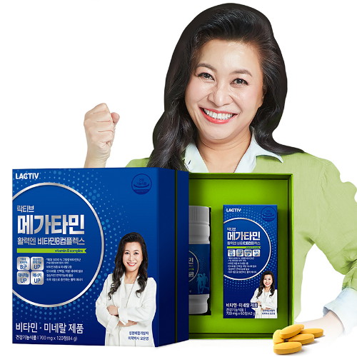 락티브 메가타민 활력엔 비타민B 컴플렉스 700mg 120정