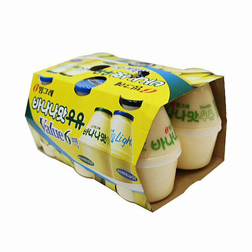 빙그레 바나나맛 우유 라이트 240ml 8개