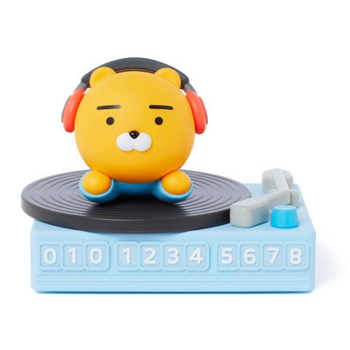 나인브릿지  카카오프렌즈 차량용 피규어 주차번호판 DJ 라이언