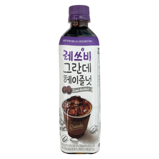 롯데칠성음료 레쓰비 그란데 헤이즐넛 500ml