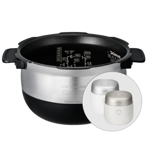 쿠쿠전자  6인용 에코 스테인리스 커브드 내솥 CRI-HC0630H
