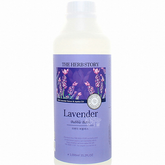 더허브스토리 버블바스 라벤더 1000ml