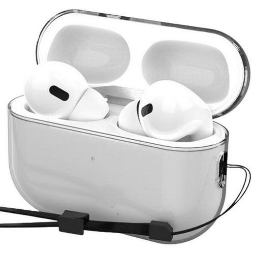 아이엠듀  에어팟 프로2 투명 스트랩 케이스