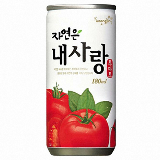  웅진식품 자연은 내사랑 토마토 180ml[60개]