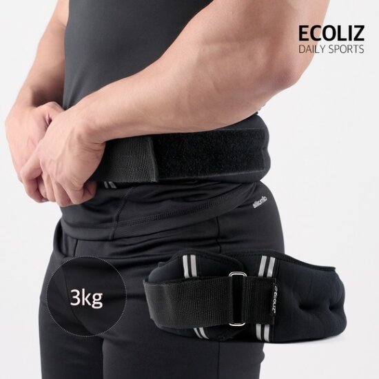 송백쇼핑 에코리즈 허리 중량밴드 3kg