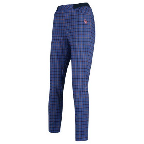 럭스골프  체크 밴딩 스판 골프바지 YD3S203