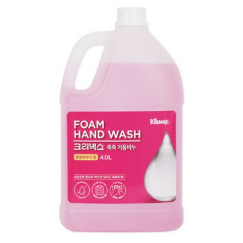 크리넥스 촉촉 핸드워시 벚꽃파우더향 4000ml