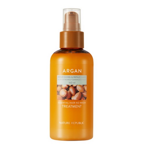 네이처리퍼블릭 아르간 에센셜 헤어 노워시 트리트먼트 팩 160ml 1개