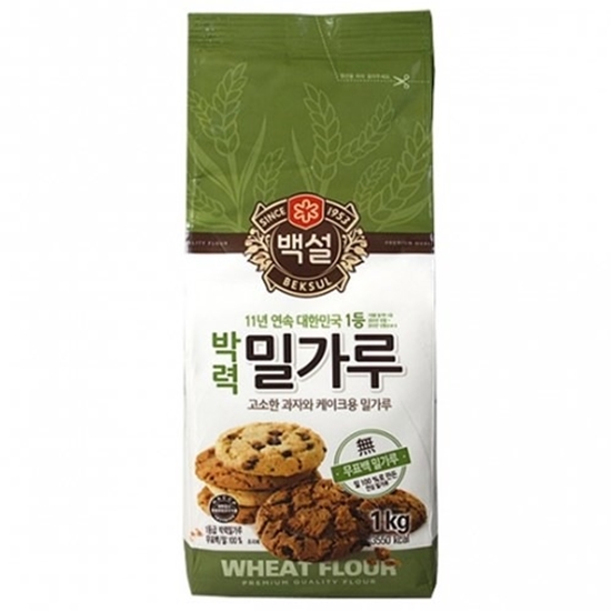 백설 박력 밀가루 1kg
