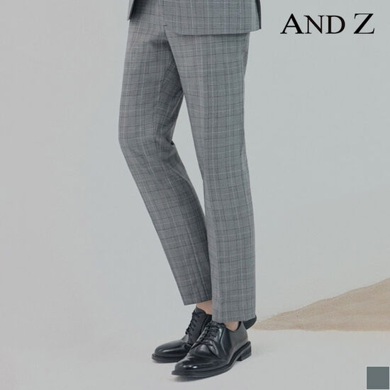 ANDZ 그레이 체크 정장팬츠 BZA2SP1105