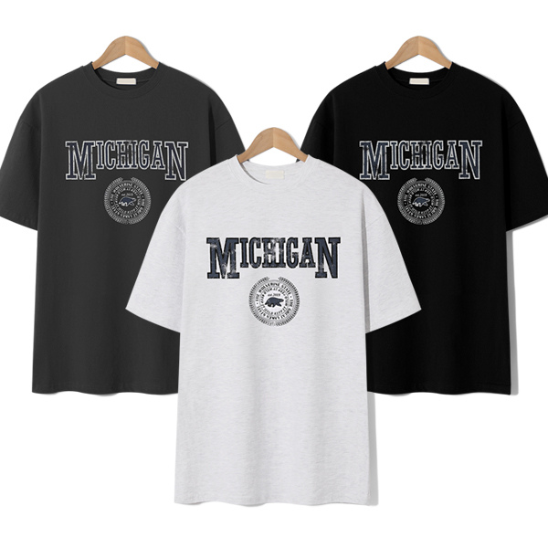 MNC 미시간 오버핏 반팔티 MDBT450LO