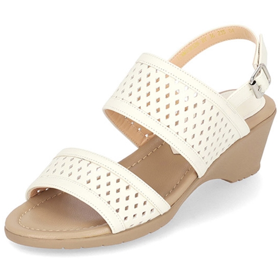 엘칸토 마쯔 여성 펀칭 디테일 샌들 5cm LCWW40M326